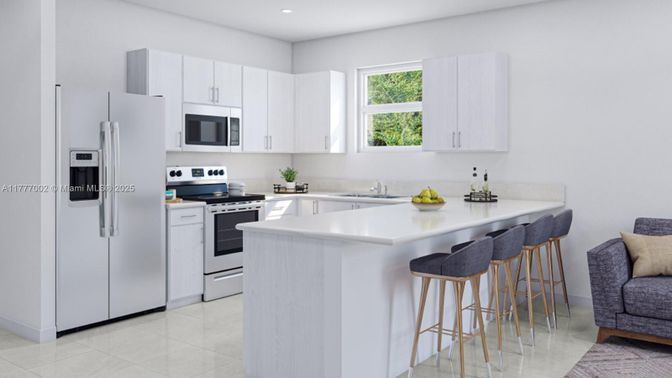 Interior, Kitchen, Recessed Lighting, Stainless Steel Appliances