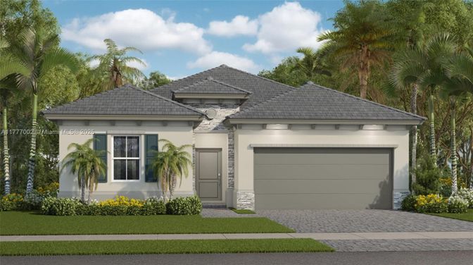 Attached, Exterior, Facade, Mediterranean