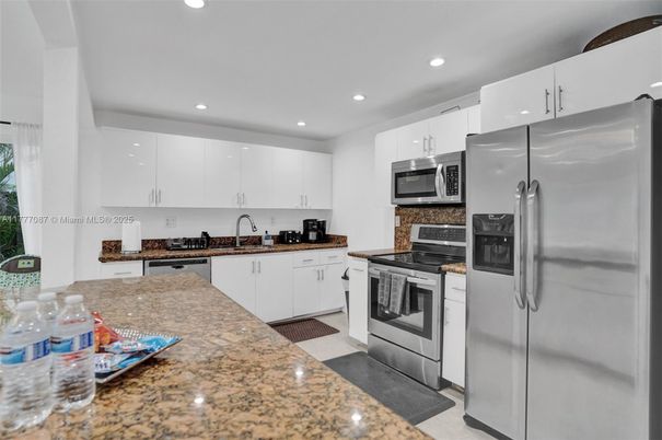 Interior, Kitchen, Recessed Lighting, Stainless Steel Appliances