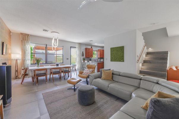 Dining room, Interior, Kitchen, Living room, Pendant Lights, Recessed Lighting