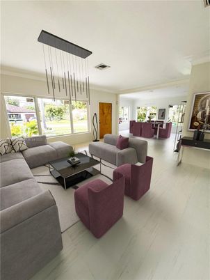 Interior, Living room, Pendant Lights, Wood Texture Flooring