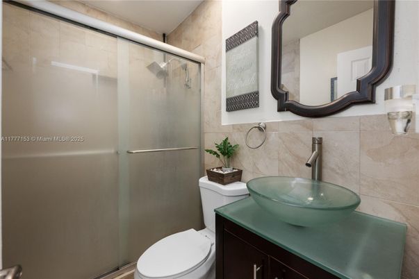 Bathroom, Glass Shower, Interior