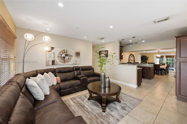 Dining room, Interior, Kitchen, Living room, Pendant Lights, Recessed Lighting