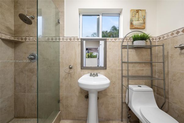 Bathroom, Glass Shower, Interior
