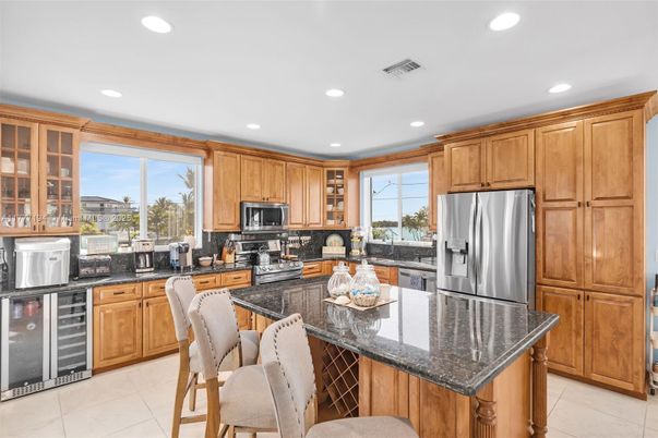 Interior, Kitchen, Recessed Lighting, Stainless Steel Appliances