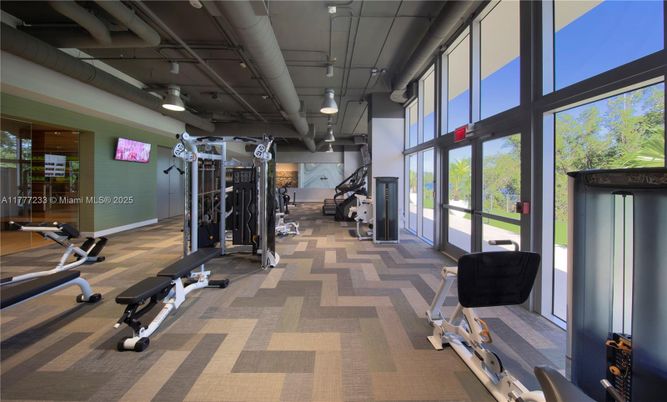 Fitness Equipment, Gym, Interior