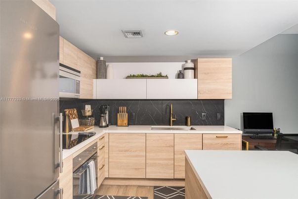 Interior, Kitchen, Recessed Lighting, Stainless Steel Appliances