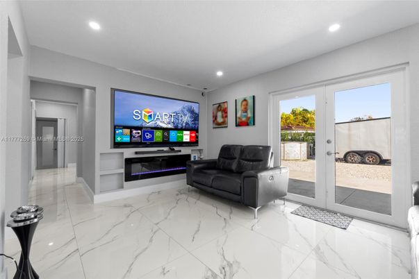 Interior, Living room, Marble, Recessed Lighting