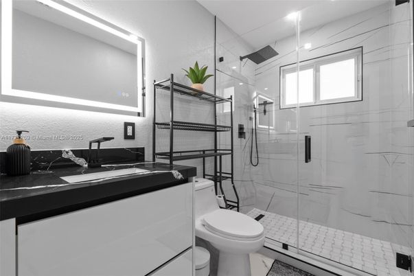 Bathroom, Glass Shower, Interior