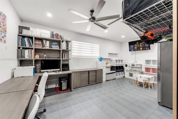 Home Office, Interior, Recessed Lighting