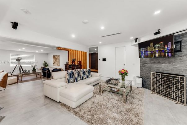 Interior, Living room, Recessed Lighting