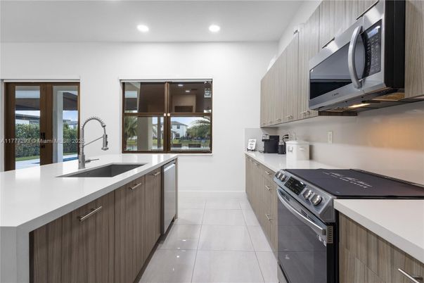 Interior, Kitchen, Recessed Lighting, Stainless Steel Appliances