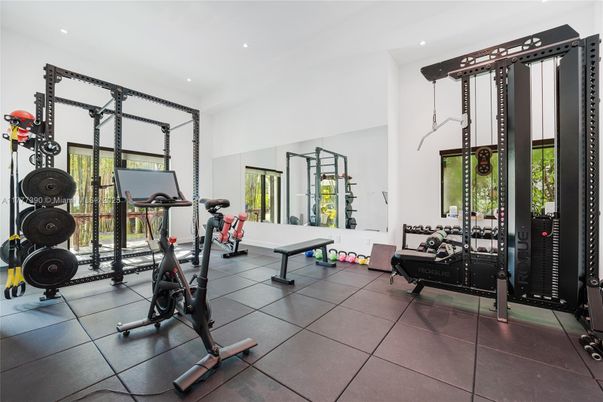 Fitness Equipment, Gym, Interior, Recessed Lighting
