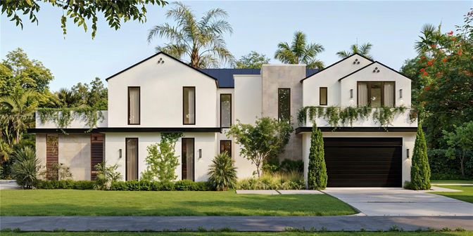 Attached, Exterior, Facade, Farmhouse