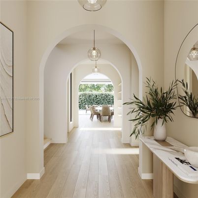 Interior, Pendant Lights, Wood Texture Flooring