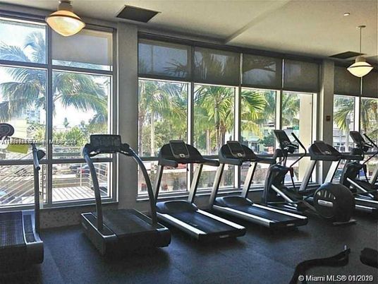 Fitness Equipment, Gym, Interior, Pendant Lights