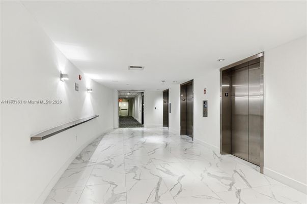 Elevator, Interior, Marble