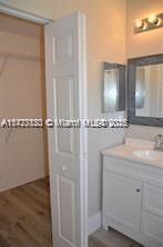 Bathroom, Interior, Wood Texture Flooring