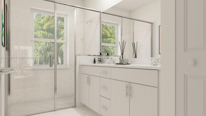 Bathroom, Glass Shower, Interior