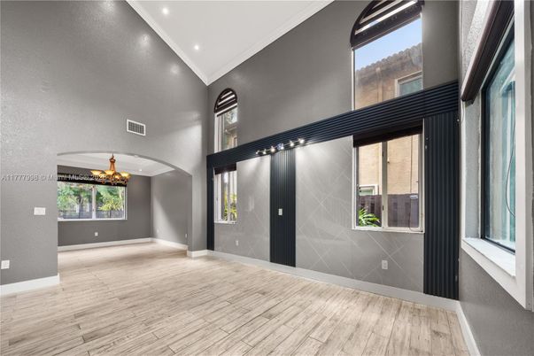 Chandelier, Interior, Recessed Lighting, Wood Texture Flooring
