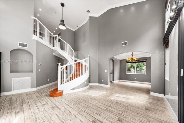 Chandelier, Interior, Pendant Lights, Recessed Lighting, Wood Texture Flooring