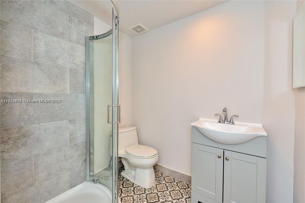 Bathroom, Glass Shower, Interior