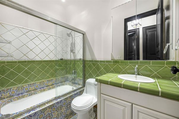 Bathroom, Glass Shower, Interior, Tile Countertops