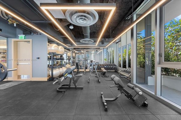 Fitness Equipment, Gym, Interior
