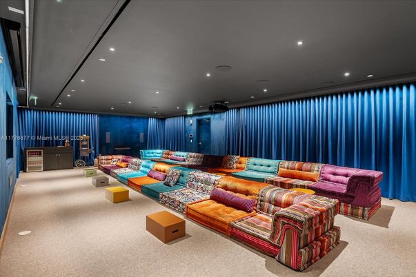 Interior, Living room, Recessed Lighting, Theatre Room