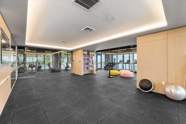 Fitness Equipment, Interior, Recessed Lighting