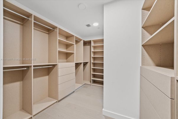 Interior, Recessed Lighting, Walk-in Closets, Wood Texture Flooring