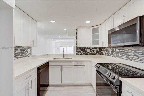 Interior, Kitchen, Recessed Lighting, Stainless Steel Appliances