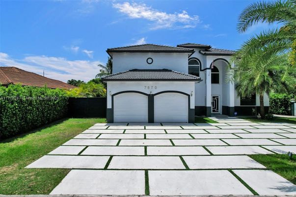 Attached, Backyard, Exterior, Facade, Mediterranean