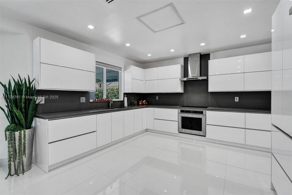 Interior, Kitchen, Recessed Lighting, Stainless Steel Appliances