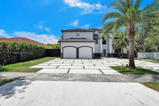 Attached, Backyard, Exterior, Facade, Mediterranean