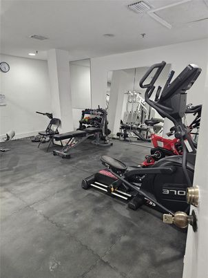 Fitness Equipment, Interior, Recessed Lighting