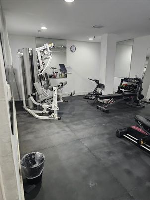 Fitness Equipment, Gym, Interior, Recessed Lighting