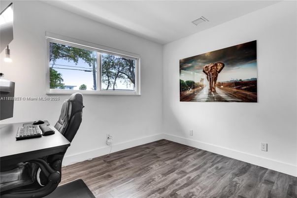 Home Office, Interior, Wood Texture Flooring