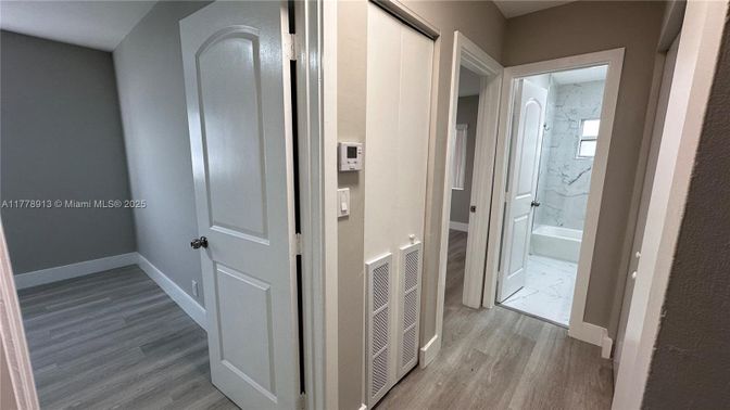 Bathroom, Interior, Marble, Marble Walls, Wood Texture Flooring