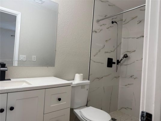 Bathroom, Glass Shower, Interior, Marble Walls