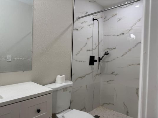 Bathroom, Glass Shower, Interior, Marble Walls