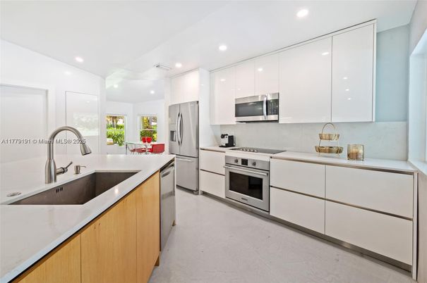 Interior, Kitchen, Recessed Lighting, Stainless Steel Appliances