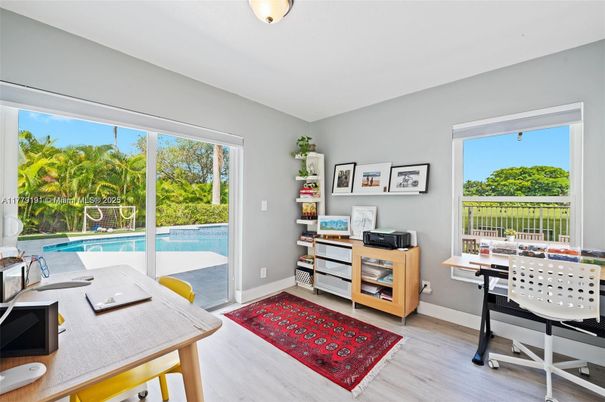 Home Office, Interior, Wood Texture Flooring