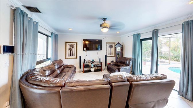 Interior, Living room, Recessed Lighting