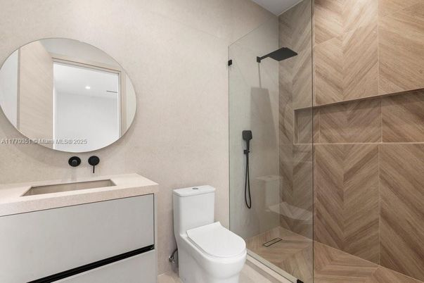 Bathroom, Glass Shower, Interior