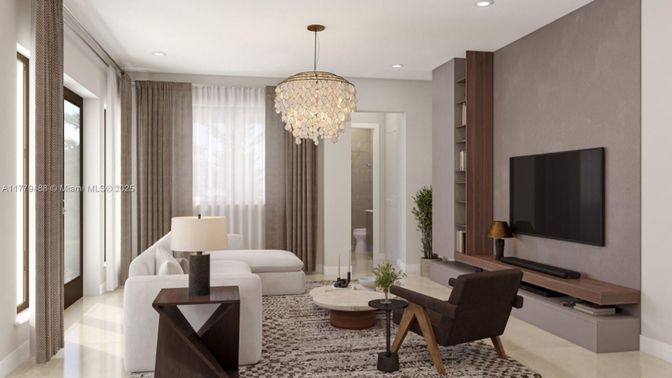 Chandelier, Interior, Living room, Recessed Lighting