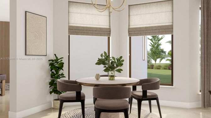 Chandelier, Dining room, Interior