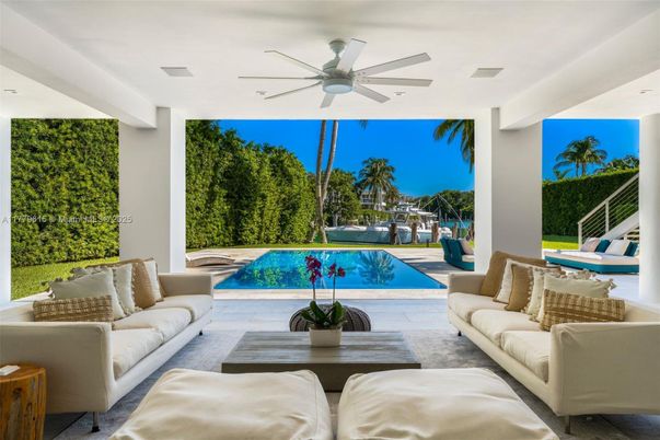 Exterior, Interior, Living room, Pool