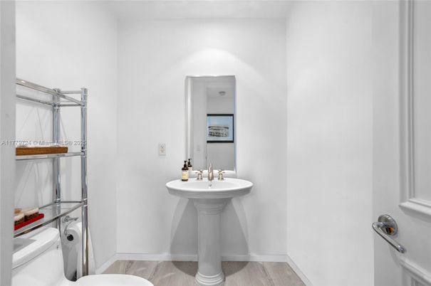 Bathroom, Interior, Wood Texture Flooring