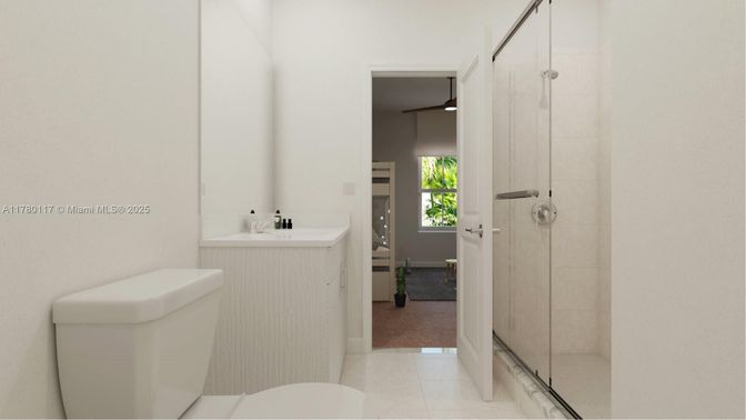 Bathroom, Glass Shower, Interior